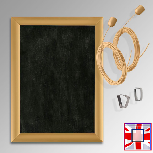 Gold Hanging Kit Chalkboard All Framed