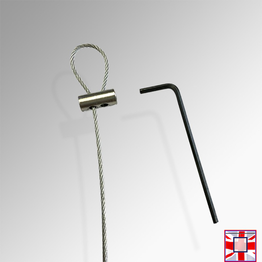 Picture Hanging Wire 1.5mm – Heavy Duty Steel Cable with Loop