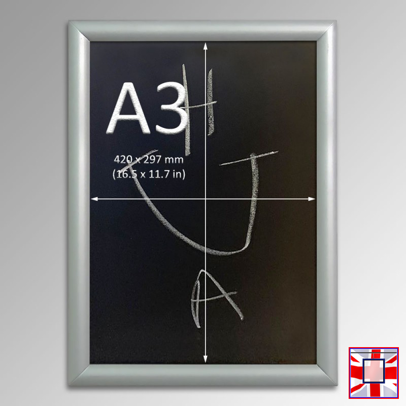 Wire Loop Chalkboard Hanging Kit White Click Frame