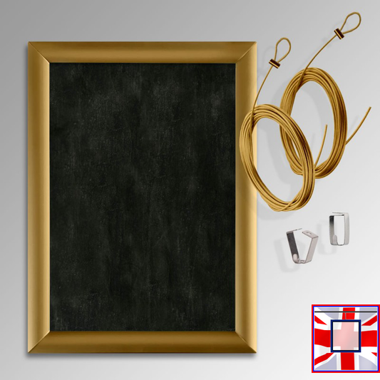 Gold Chalkboard Loop Wire Hanging Kit