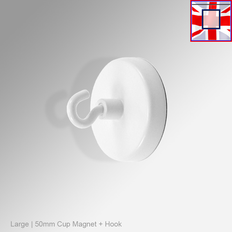 Tools & Equipment Hook Magnet Hangers, Cup Magnets in 3 Sizes for Hanging Posters & Banners