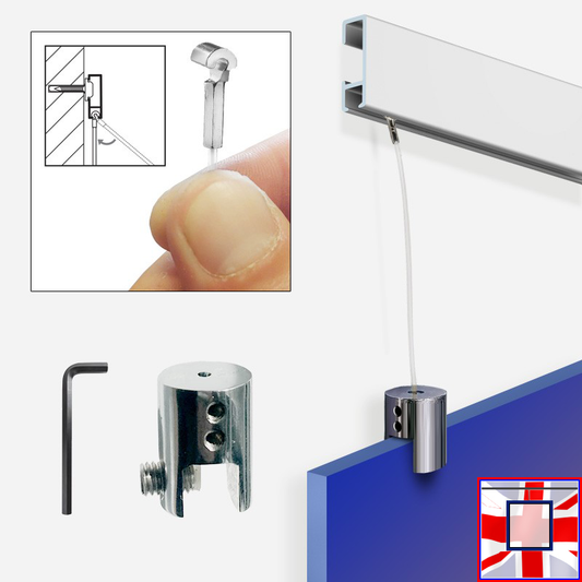 Picture Hanging Kits for Panel Rails (Clip Gallery Systems)