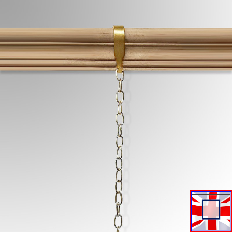 Decorative Brass Hanger Set, Gold Picture Hanging Chain Kit