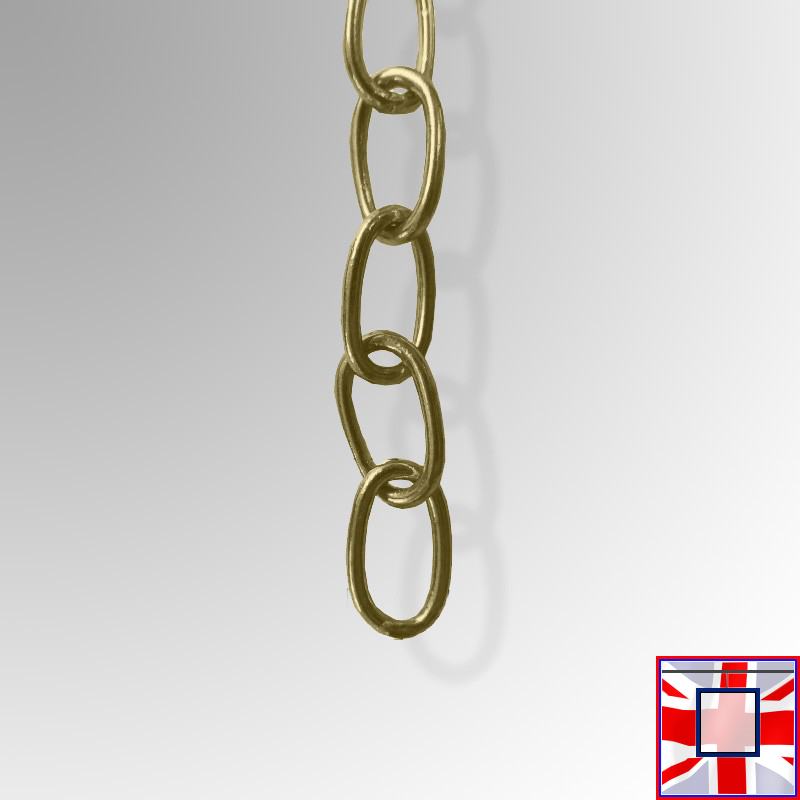 Decorative Brass Hanger Set, Gold Picture Hanging Chain Kit