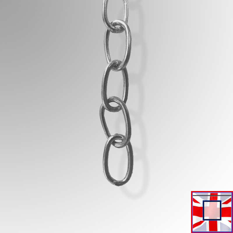 Decorative Picture Hanging Set – Silver Chain & Brass Hangers