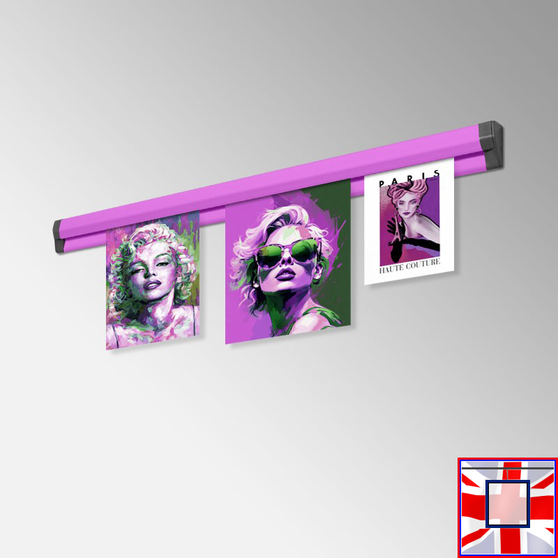 Poster Display Rail – Present Cards, Photos & Prints! (60cm to 150cm)