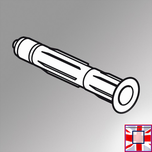 Rawlplug Wall Plugs for Solid & Brick Walls (Red)