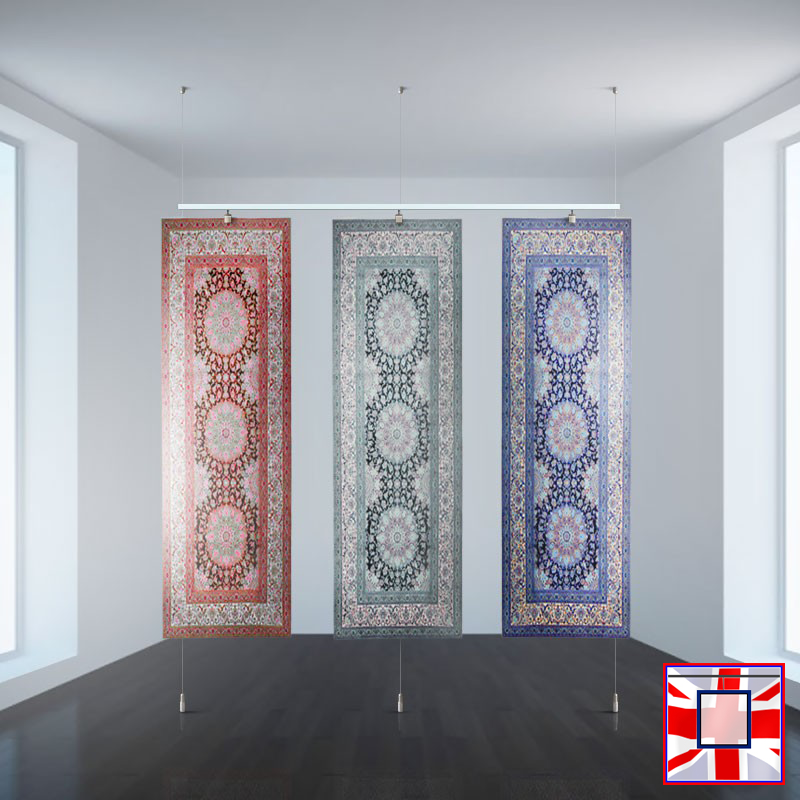 Suspended Rail Kit for Hanging Rugs (2M)