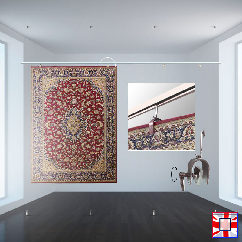 3M Hanging Kit for Rugs – Suspended Rail System