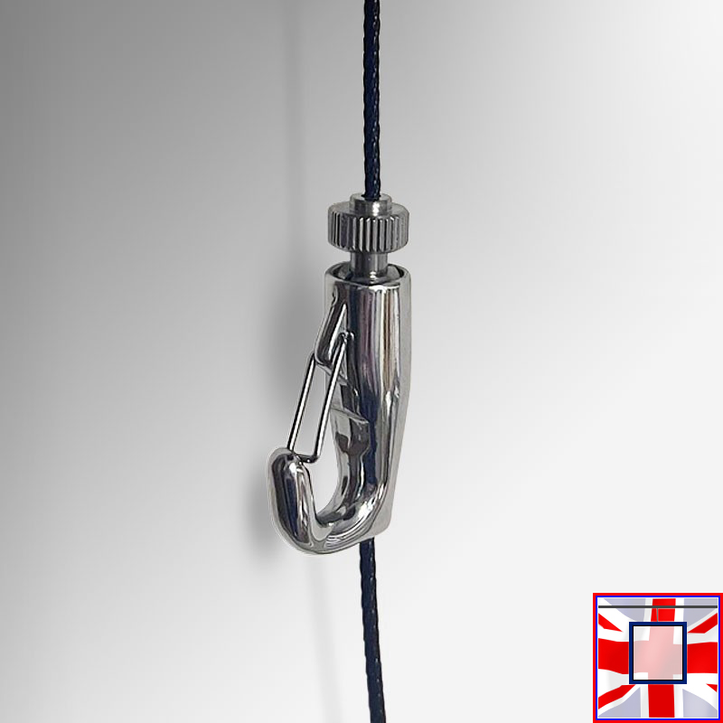 Self-Locking Captain Hook Security – 30kg Strong Frame Hanger with Theft Delay
