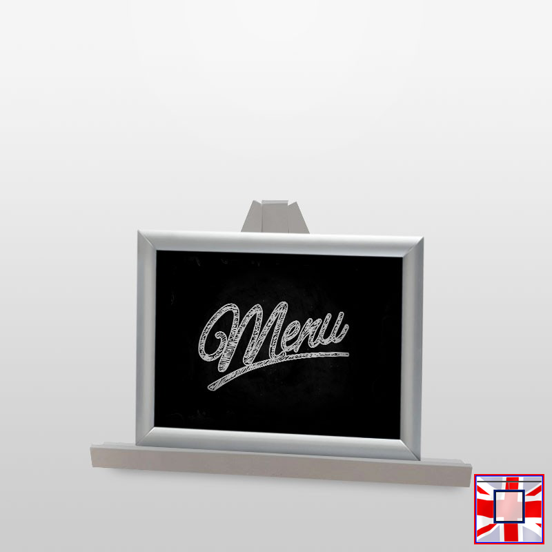 Small Tabletop Chalkboard with Wooden Frame (A3/A4)