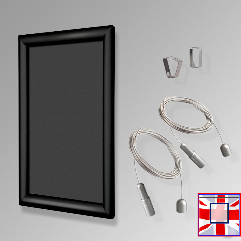 Black Chalkboard Hanging System – Ceiling to Floor