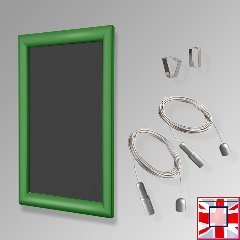 Green Chalkboard Hanging System – Ceiling to Floor