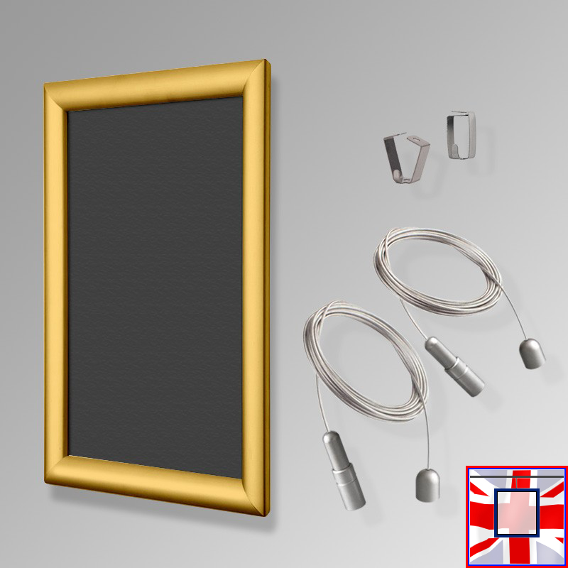 Gold Chalkboard Hanging System – Ceiling to Floor