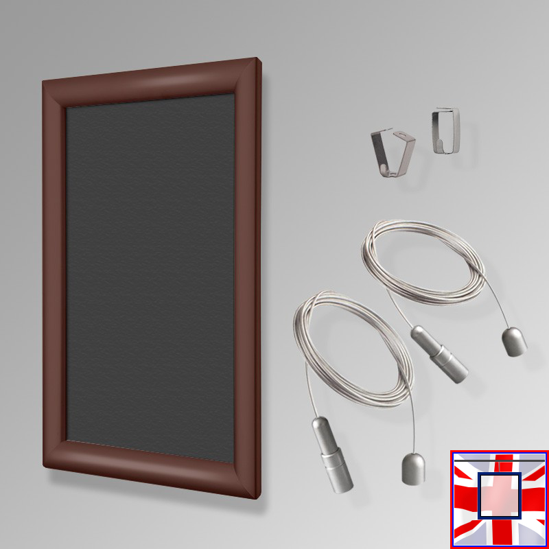 Walnut Chalkboard Hanging System – Ceiling to Floor