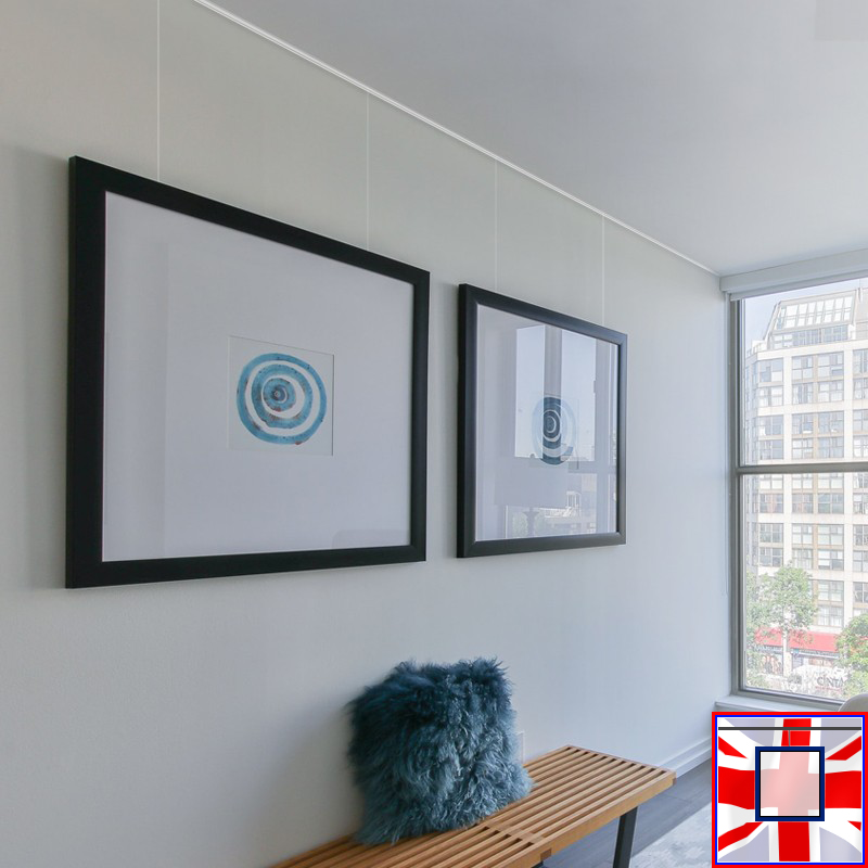 3m U Rail Ceiling Hanging Kit – All-in-One Picture Track & Hooks Gallery Set