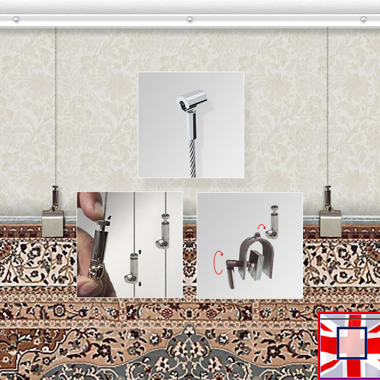 Rug Hanging Solution – U Rail Compatible