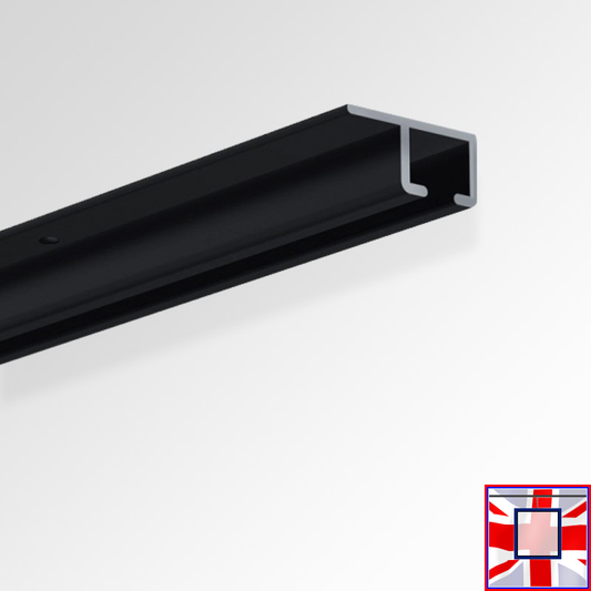 Discreet Ceiling Picture Rail – U Rail Track, 2m & 3m Options