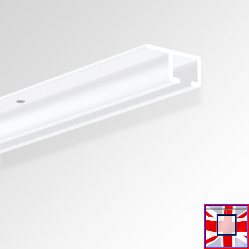 Discreet Ceiling Picture Rail – U Rail Track, 2m & 3m Options