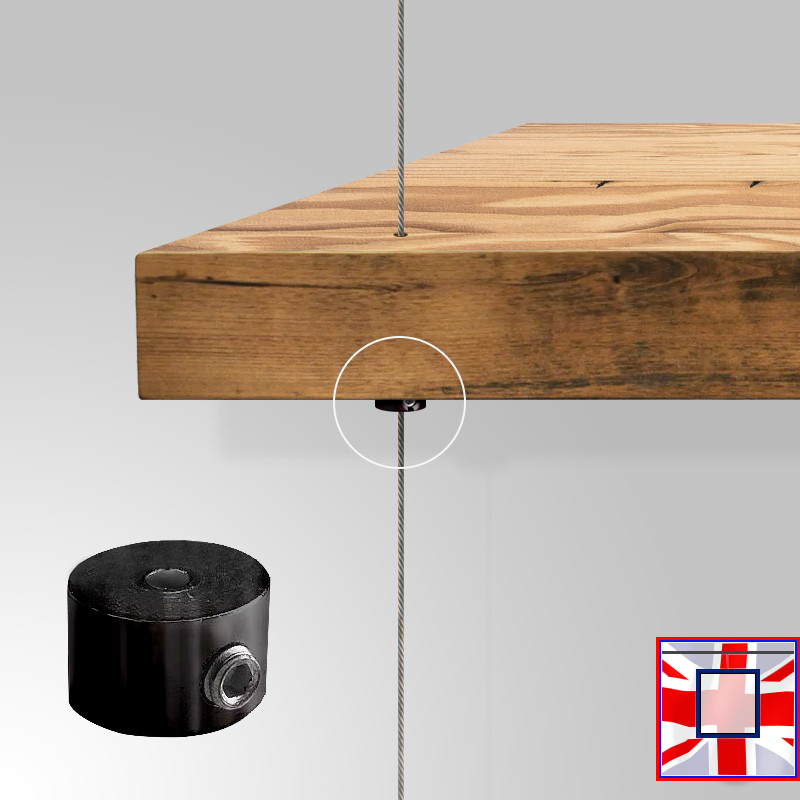 Under Shelf Support for Shelving with Cable Holes – Multiple Colours