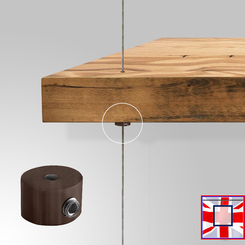 Under Shelf Support for Shelving with Cable Holes – Multiple Colours