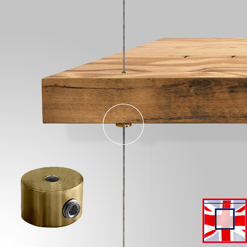 Under Shelf Support for Shelving with Cable Holes – Multiple Colours