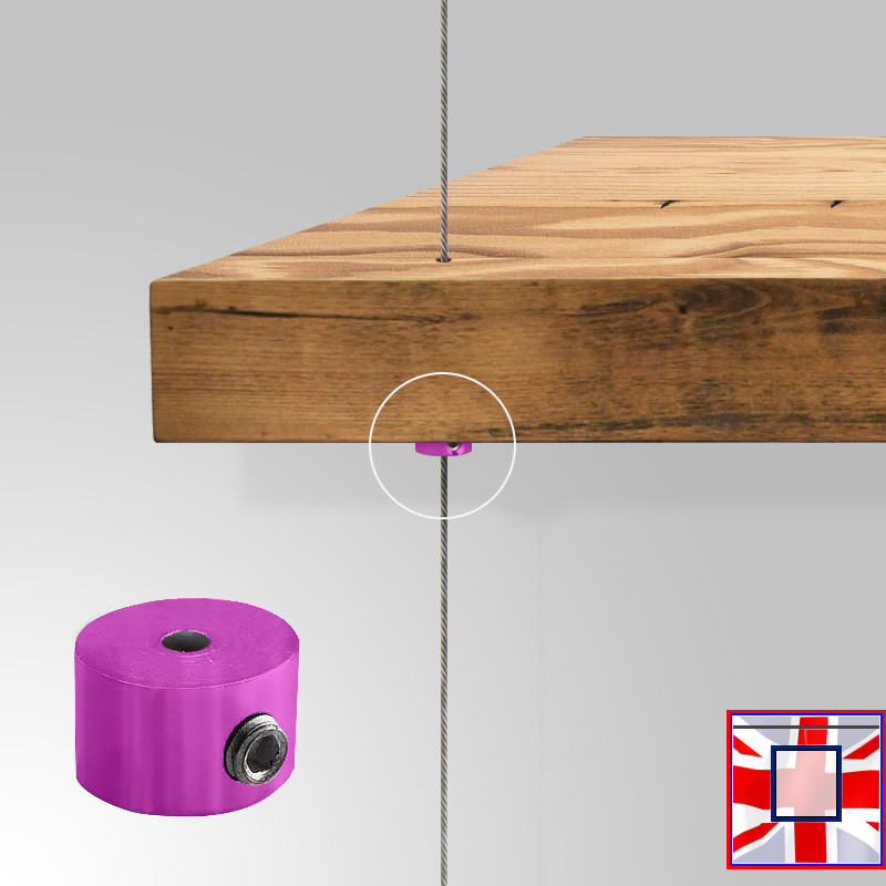 Under Shelf Support for Shelving with Cable Holes – Multiple Colours
