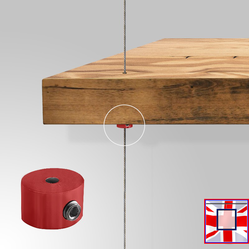 Under Shelf Support for Shelving with Cable Holes – Multiple Colours