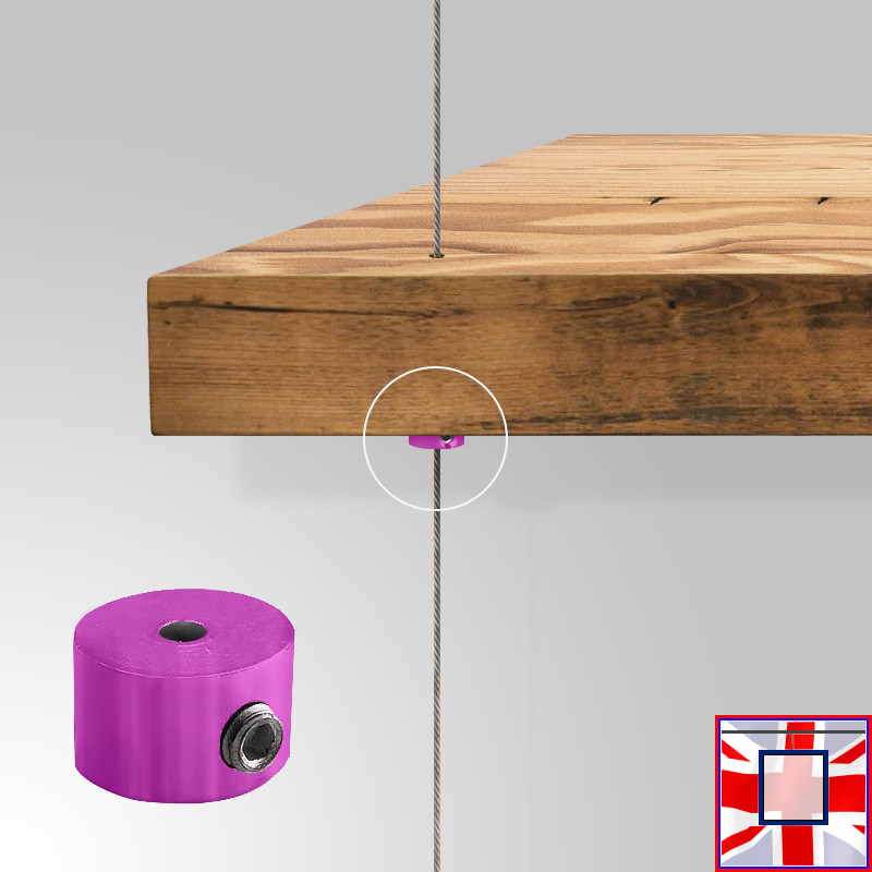 Support Bracket for Cable Shelving – Under Shelf, Multi-Colour Finish