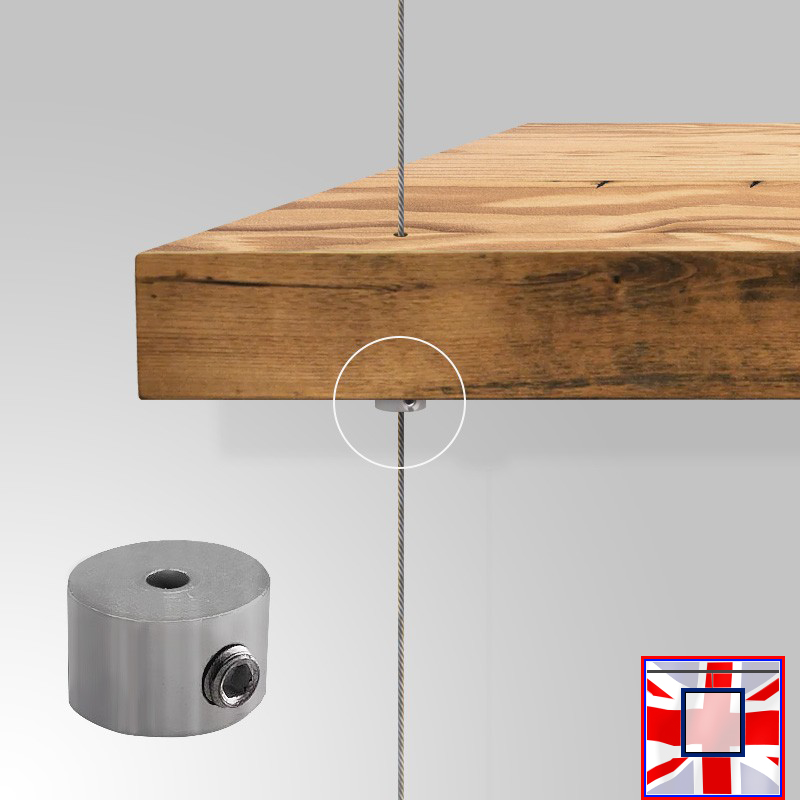 Under Shelf Support for Shelving with Cable Holes – Multiple Colours