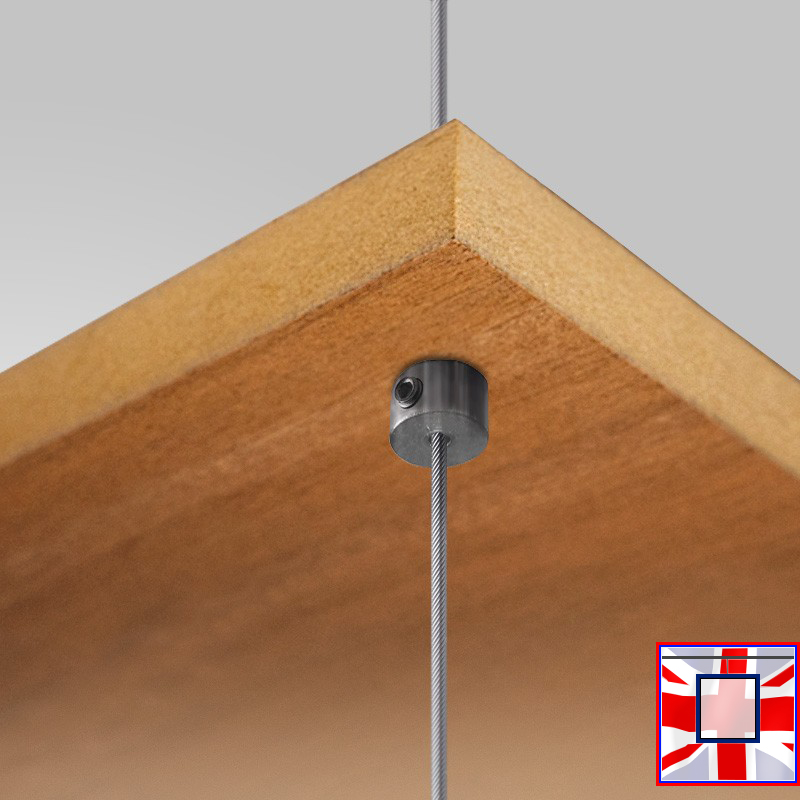 Under Shelf Support for Shelving with Cable Holes – Multiple Colours