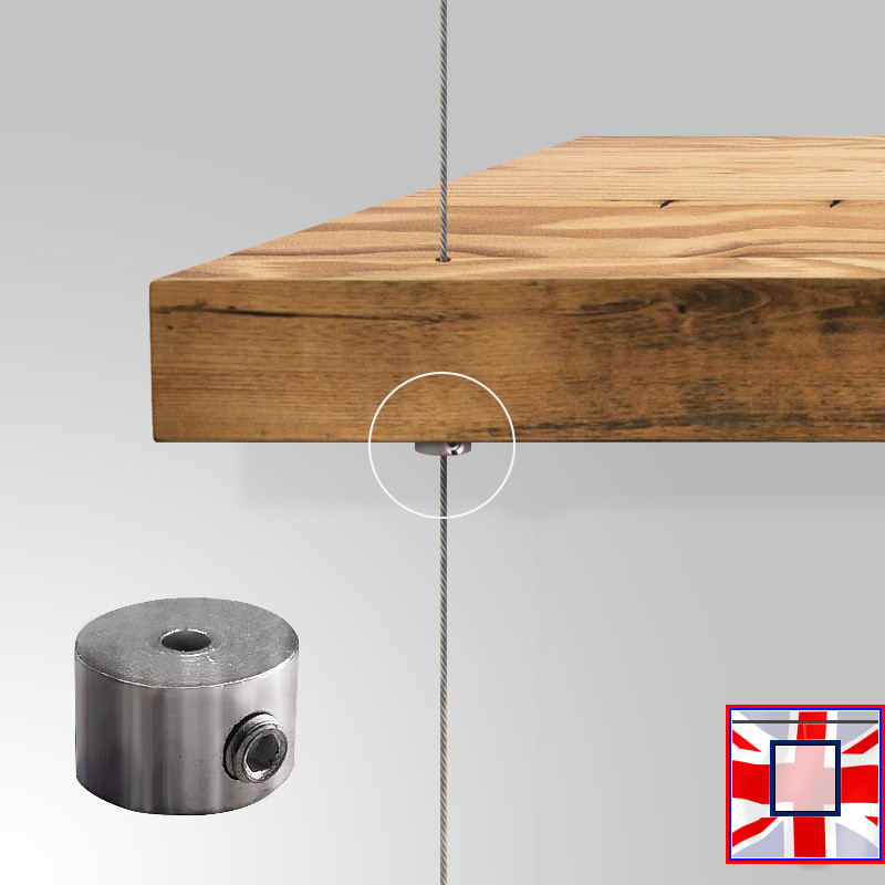 Under Shelf Support for Shelving with Cable Holes – Multiple Colours