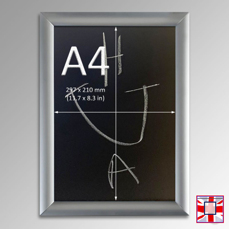Black Framed Chalkboard Hanging Kit
