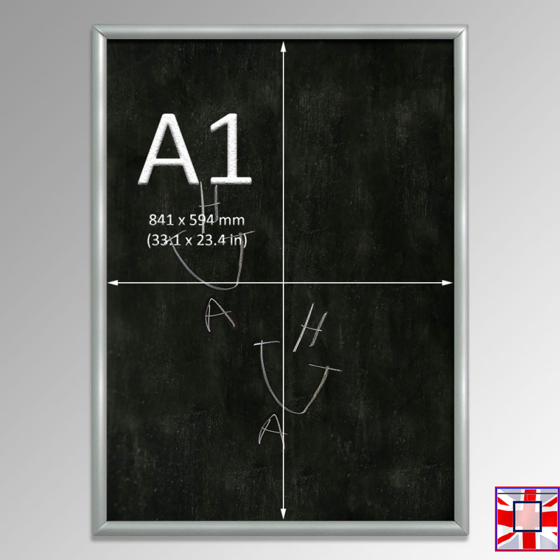 Black Framed Chalkboard Hanging Kit