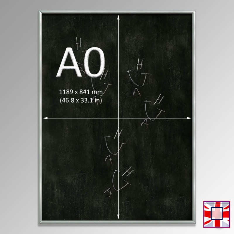 Black Framed Chalkboard Hanging Kit