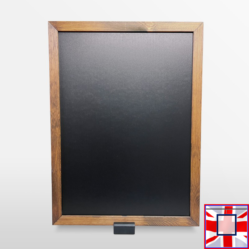 Wooden Chalkboard Frame on Black Easel – A1 & A2